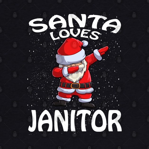 Santa Loves Janitor Christmas by intelus